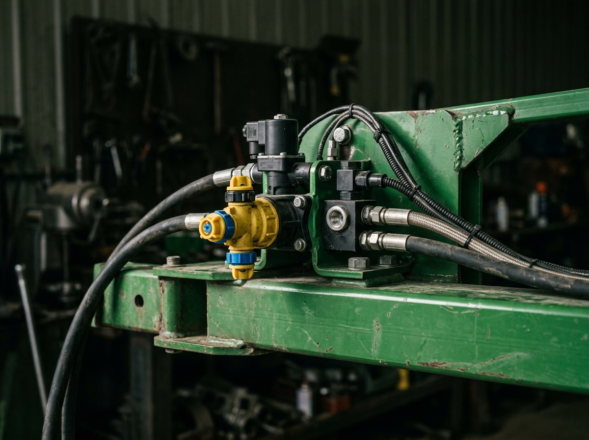 Форсунки опрыскивателя и детали штанги