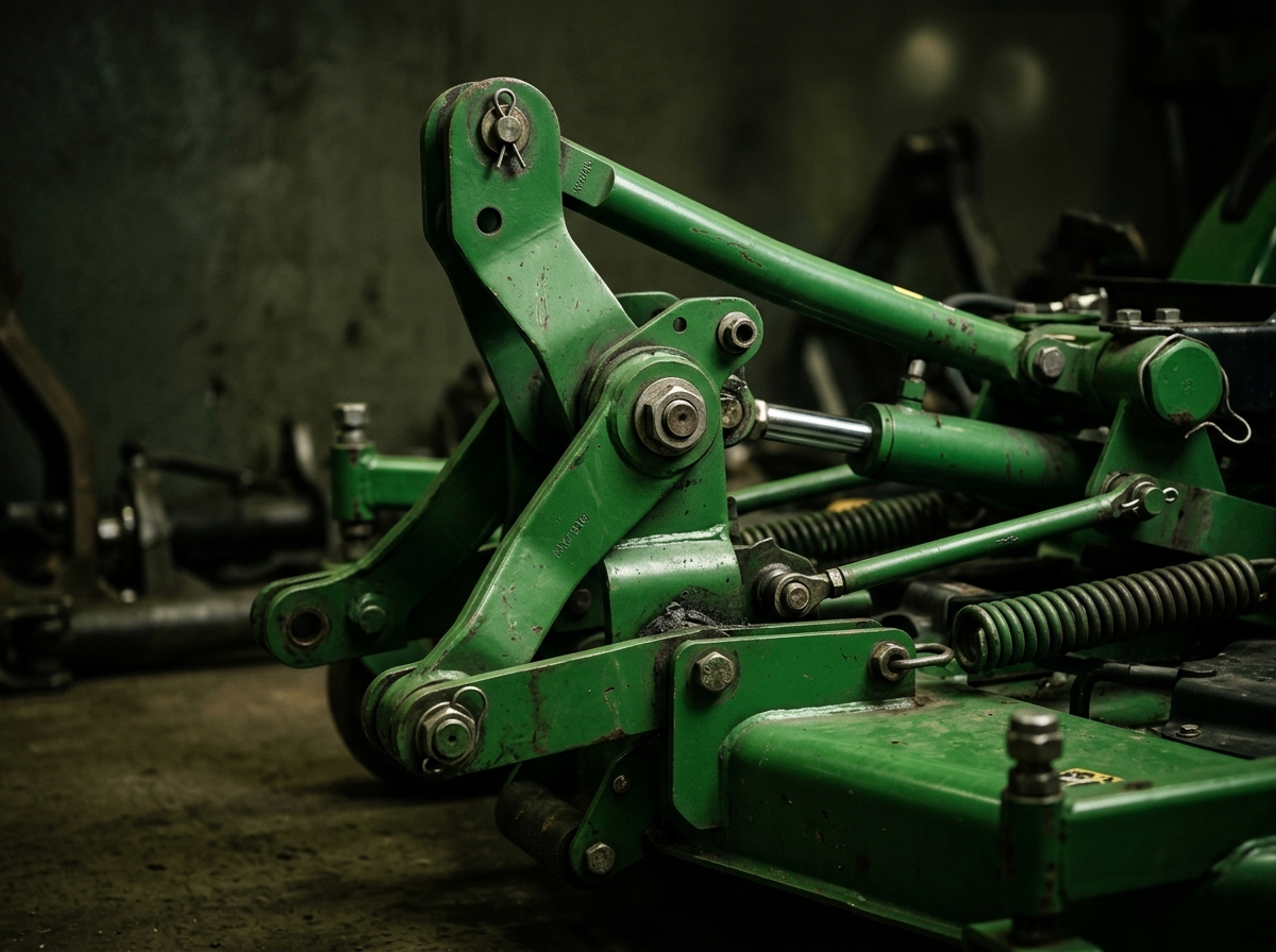 Дека и подъемные тяги косилки